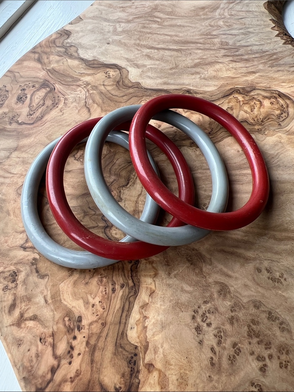 Set of 4 Bakelite Bracelets authentic vintage